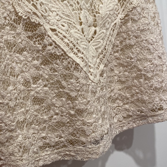 Abercrombie & Fitch Lace Mock Neck Sleeveless Top Size S - Picture 4 of 7